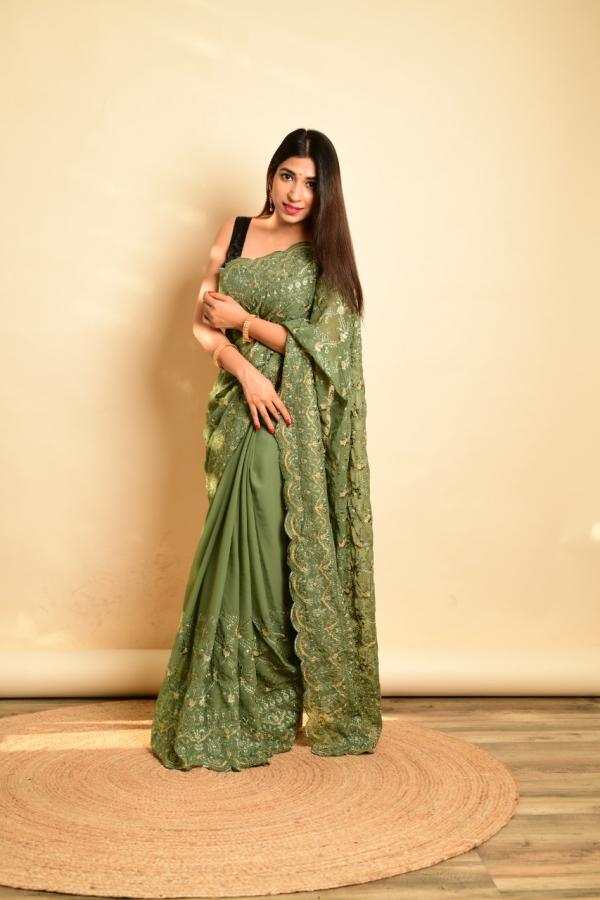 Sitara 4 Fancy Wear Georgette Designer Saree Collection